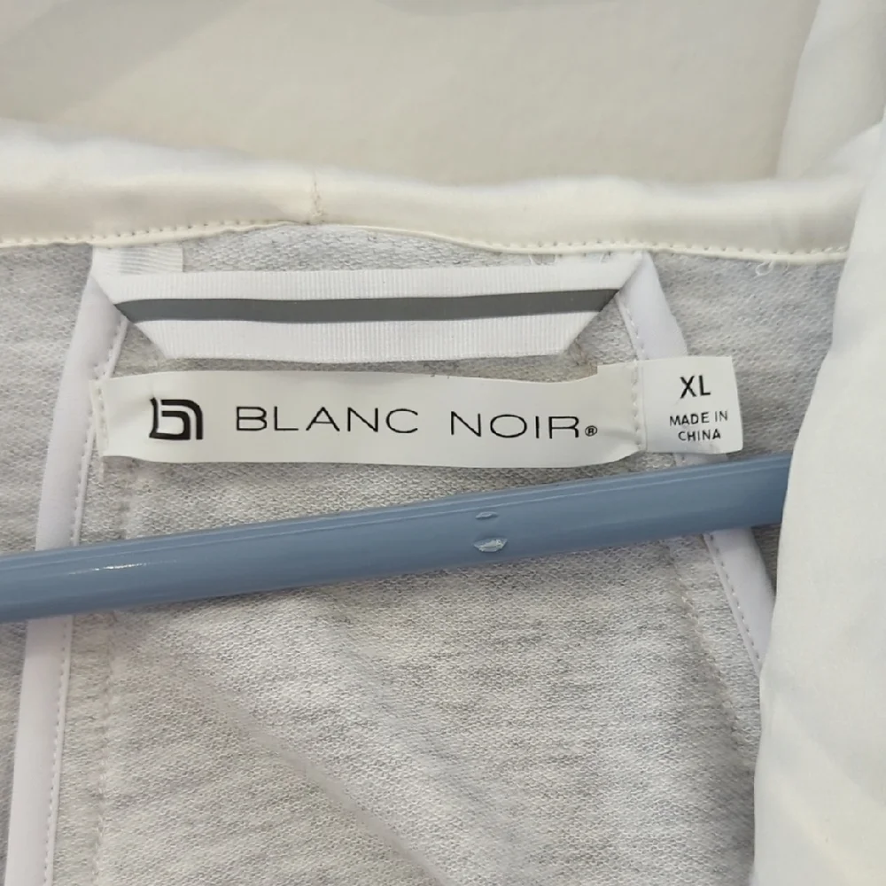 Blanc Noir Light Gray Hooded Trench Coat - Picture 6 of 13